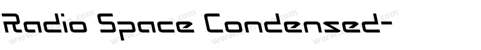 Radio Space Condensed字体转换